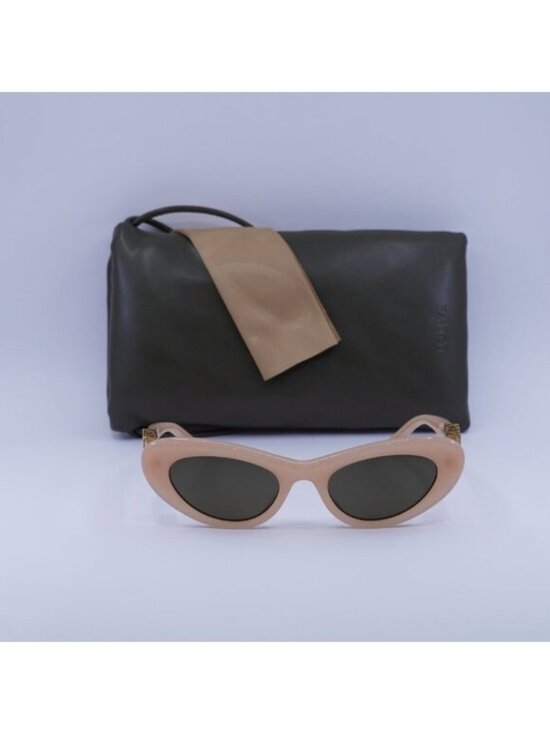 Loewe LW40156U 72E Cat Eye Sunglasses – Pink\\Brown main image 4